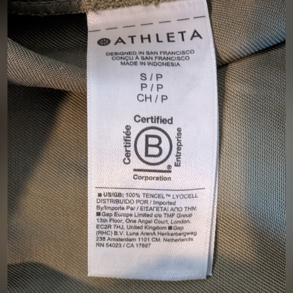 ATHLETA Women’s Celestial High Rise Breathable Utility Pants Olive Green Size S - Picture 7 of 11